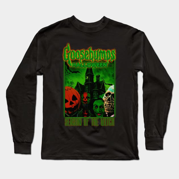 Goosebumps Halloween Edition Long Sleeve T-Shirt by The Dark Vestiary